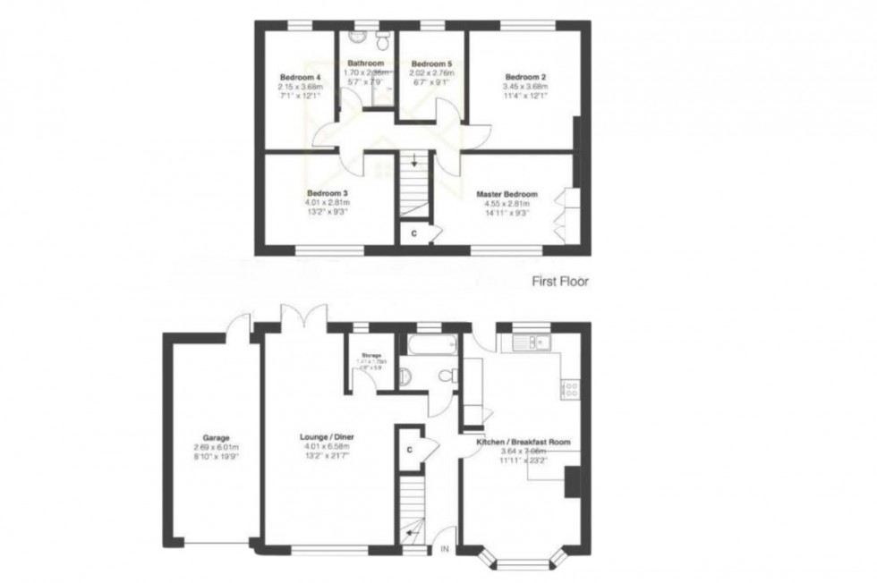 Floorplan for Larkfield Road, Bessels Green, Sevenoaks