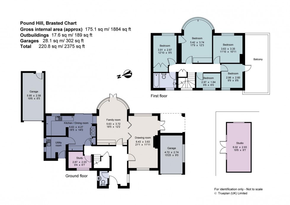 Floorplan for Brasted Chart, Westerham