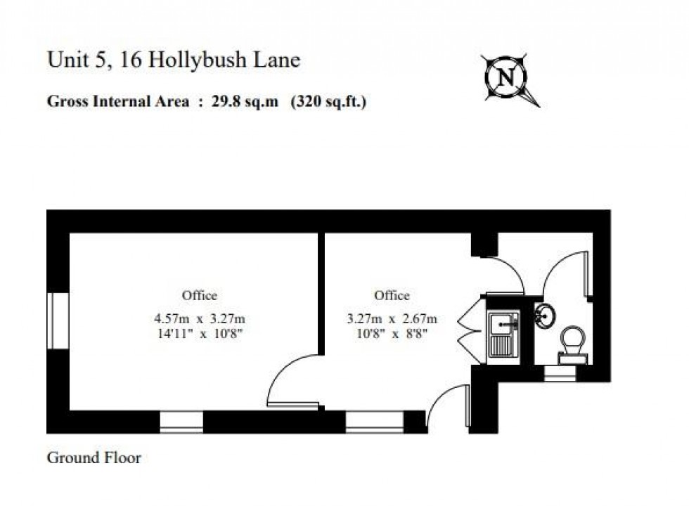 Floorplan for Holly Bush Lane, Sevenoaks