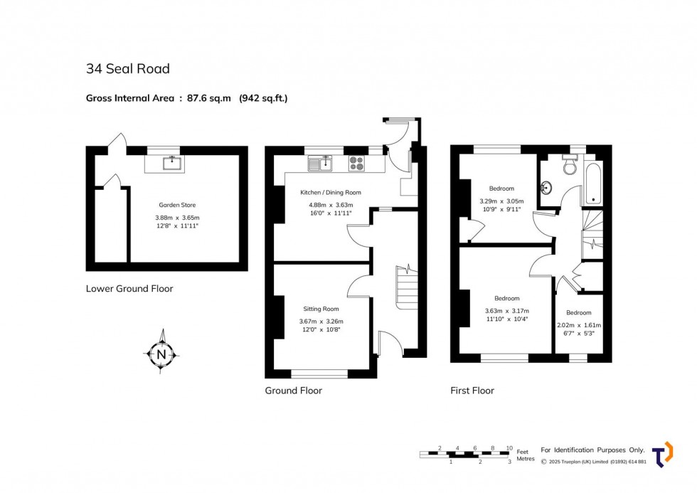 Floorplan for Seal Road, Sevenoaks, Kent