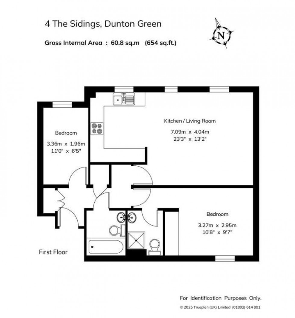 Floorplan for The Sidings, Dunton Green, Sevenoaks